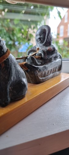 Wolf sculptures original - wolf, inuit