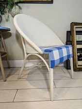 Lloyd Loom Style Chair Blue