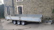 3.5T Plant / Car / Flatbed / Builders Trailer 14' long 3 tri axle