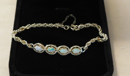 14k gold opal - 14k, bracelet