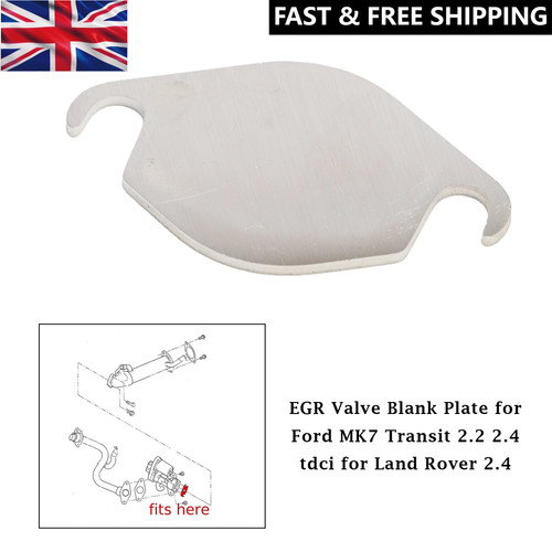 Egr valve blank plate - plate, ford
