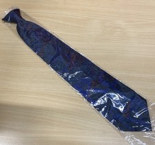 Royal Mail Uniform clip-on tie navy blue logo new packet design promote letter