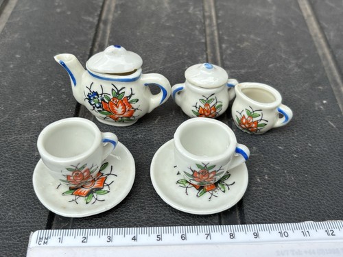 Miniature dolls tea - dolls,