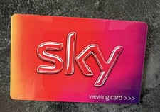 Sky Freesat Viewing Card Red  