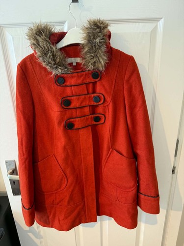 Red herring hooded coat - red,