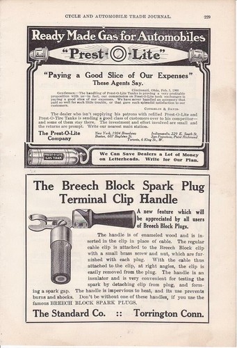 1908 prest lite headlamp gas - prest-o-lite,