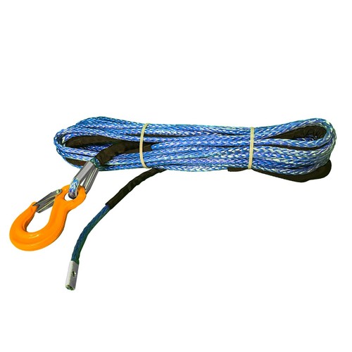 Synthetic winch rope with - synthetic,