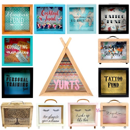 Money box wooden - wooden, frame