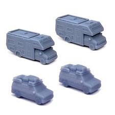 Outland Models Railway Layout Camping Vehicle Set-RV & Van 1:220 Z Gauge
