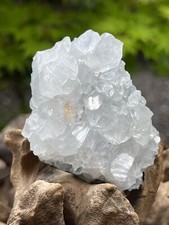 White Apophyllite Cluster Bed