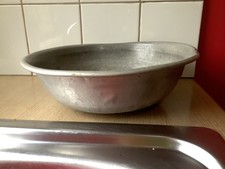 Vintage galvanised metal wash