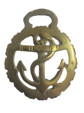 Vintage Horse Brass.  Anchor