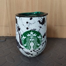 Starbucks Stainless Steel Tumbler Marble Paint Print Mug 355ml 12 Fl Oz