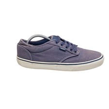 VANS Atwood Deluxe Low Top Sneakers Men's UK 8.0 Navy Ultra Cush Lite Skate