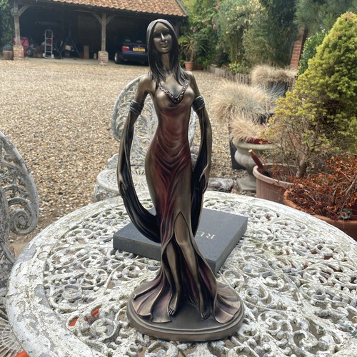Bronze colour female - bronze, figure