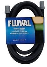 Fluval Ribbed Hose External Canister Filter Pipe Hosing + Rubber End Connectors