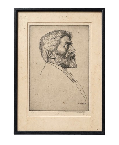 Etching robert bridges - etching,