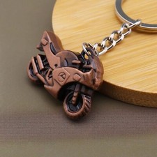 Motorbike Keyring Bronze