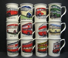1 Mug Bus Tram Fine Bone China