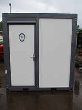 Unused 2.15m x 1.9m shower toilet block shipping container delivery arranged