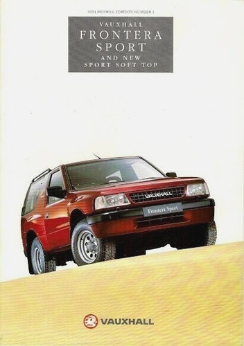 Vauxhall frontera sport 1994 - frontera,