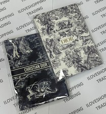 AUTHENTIC CHRISTIAN DIOR GIFT NAVY + GRAY TOILE DE JOUY JOURNAL NOVELTY NOTEPADS