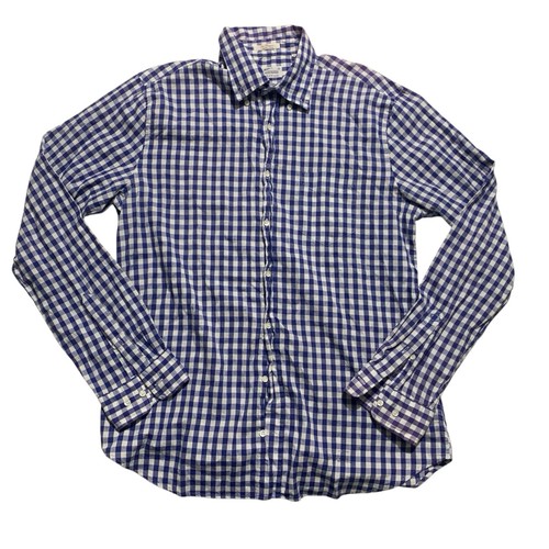 Gant rugger blue white gingham - blue,