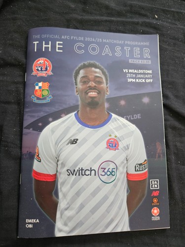 Afc fylde match programme - afc,