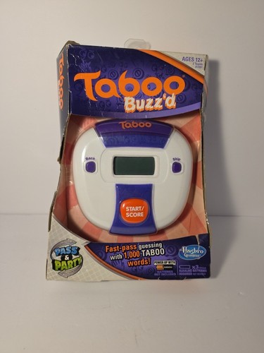 Electronic game taboo buzz - taboo, buzz’d