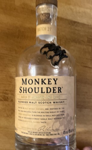 Empty monkey shoulder malt - empty, x