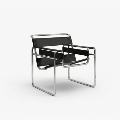 Wassily style leather chair - wassily,