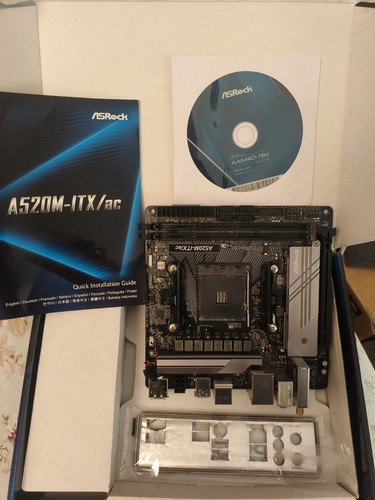 Asrock a520m itx am4 - a520m-itx/ac,