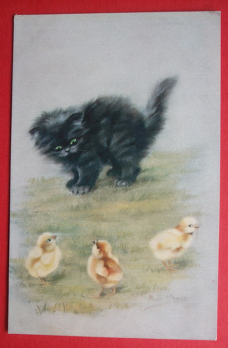 Old artist persis kirmse cats - persis,