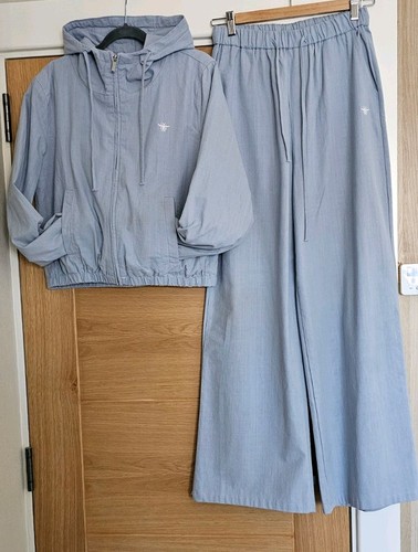 Ladies 100 cotton blue - cotton, full