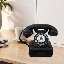 Old Fashioned Landline Telephone Model Corded Telephone Photography Props