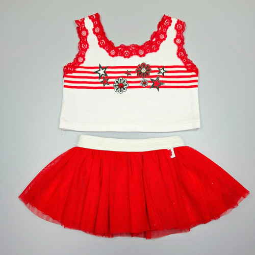 Build bear white - white, red