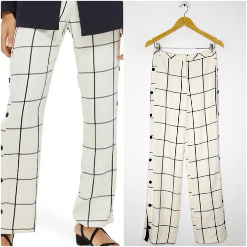 Topshop windowpane grid pants - grid,