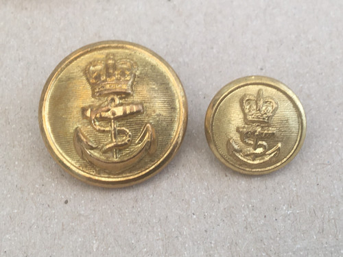 Royal navy buttons - royal,