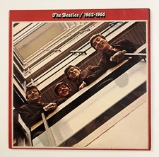 The Beatles Red Album 1962-1966 Uk Apple Double Record Vinyl Lp Compilation VG+
