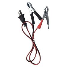 Engine Battery Charging Cable With Clip Black For 12V DC Plug Gasoline Generator