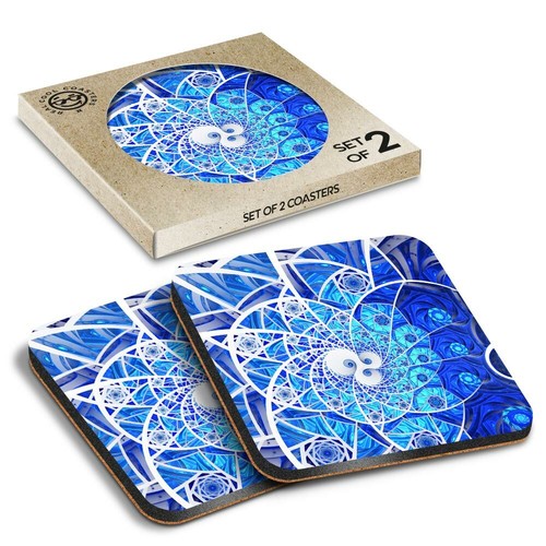 Boxed square coasters - square,