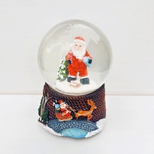 Large Santa Musical Snow Globe