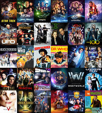 Multi-Listing Classic TV Sci-Fi Series metal plaques signs poster images