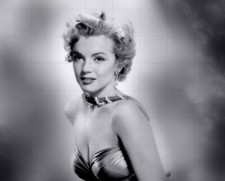 MARILYN MONROE - Stunning 10" x 8" b/w Studio Portrait Photograph circa 1953