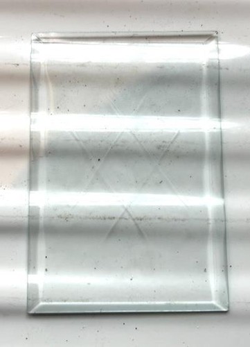 Antique bevelled glass - bevelled,