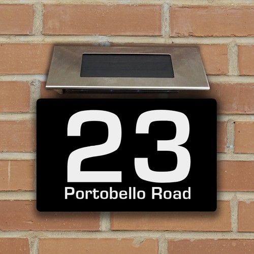 House number plaques - number,