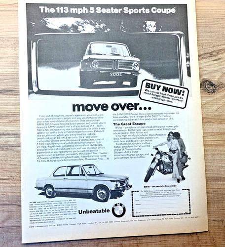 Bmw 2002 1970s frameable - bmw,