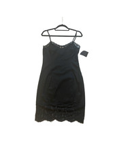 ZARA Black Slip Dress With