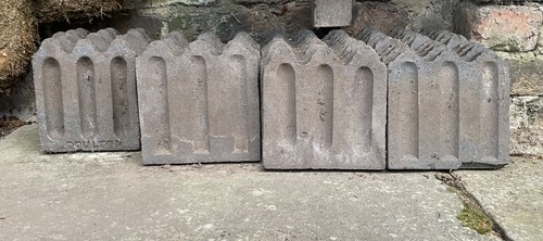 Garden edging tiles - tiles:, victorian