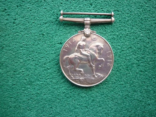 1914 ww1 silver medal pte - ww1,